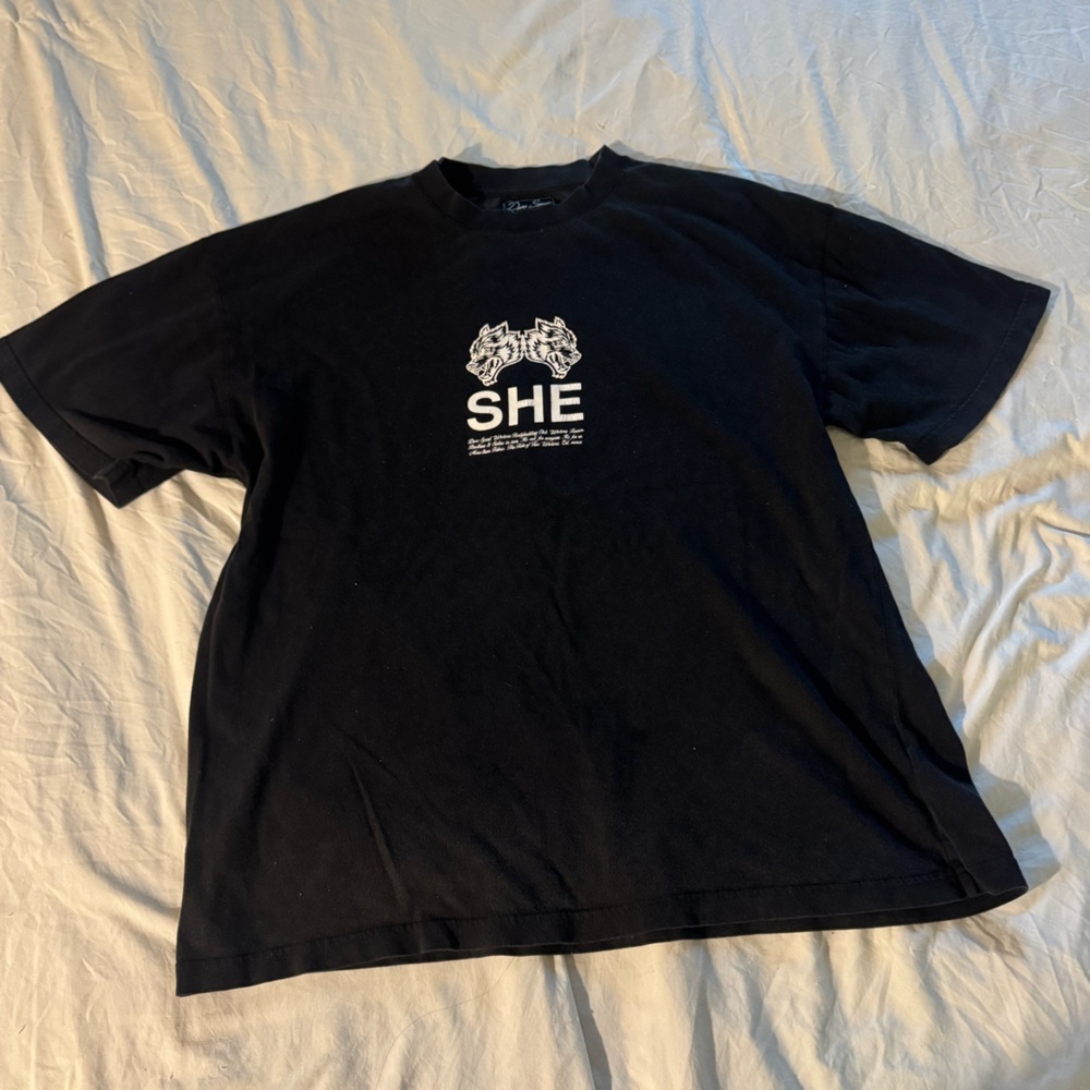 Black SHE Graphic T-Shirt Darc Sport